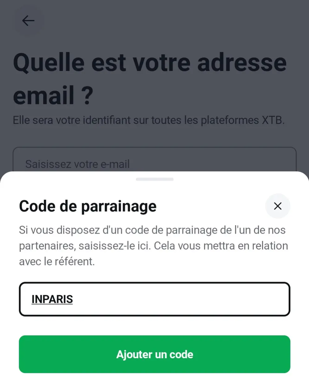 Étape 2 ouverture PEA XTB : choix du type de compte
