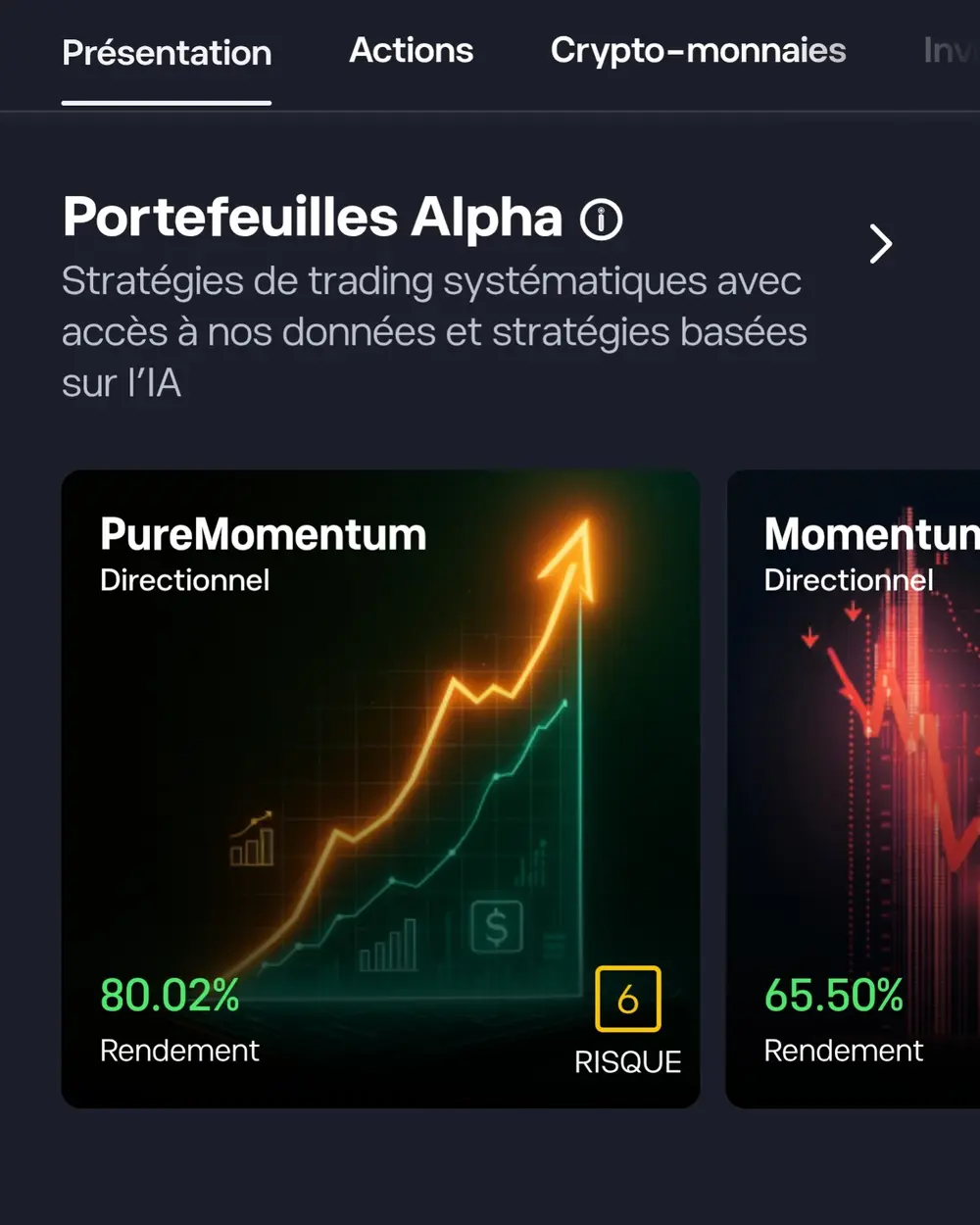 Smart Portfolios thématiques IA
sur eToro
