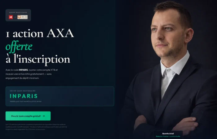 Action xtb axa offerte parrainage quentinarioli