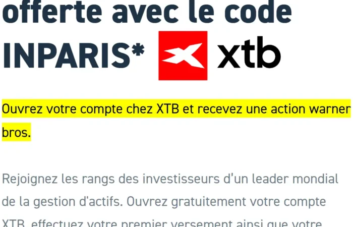 Code parrainage xtb promo quentinarioli code inparis