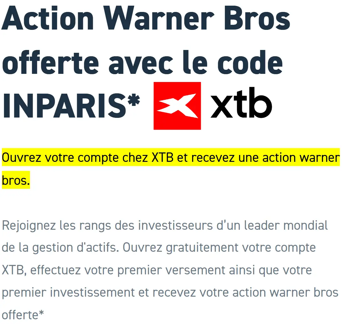 Code parrainage xtb promo quentinarioli code inparis