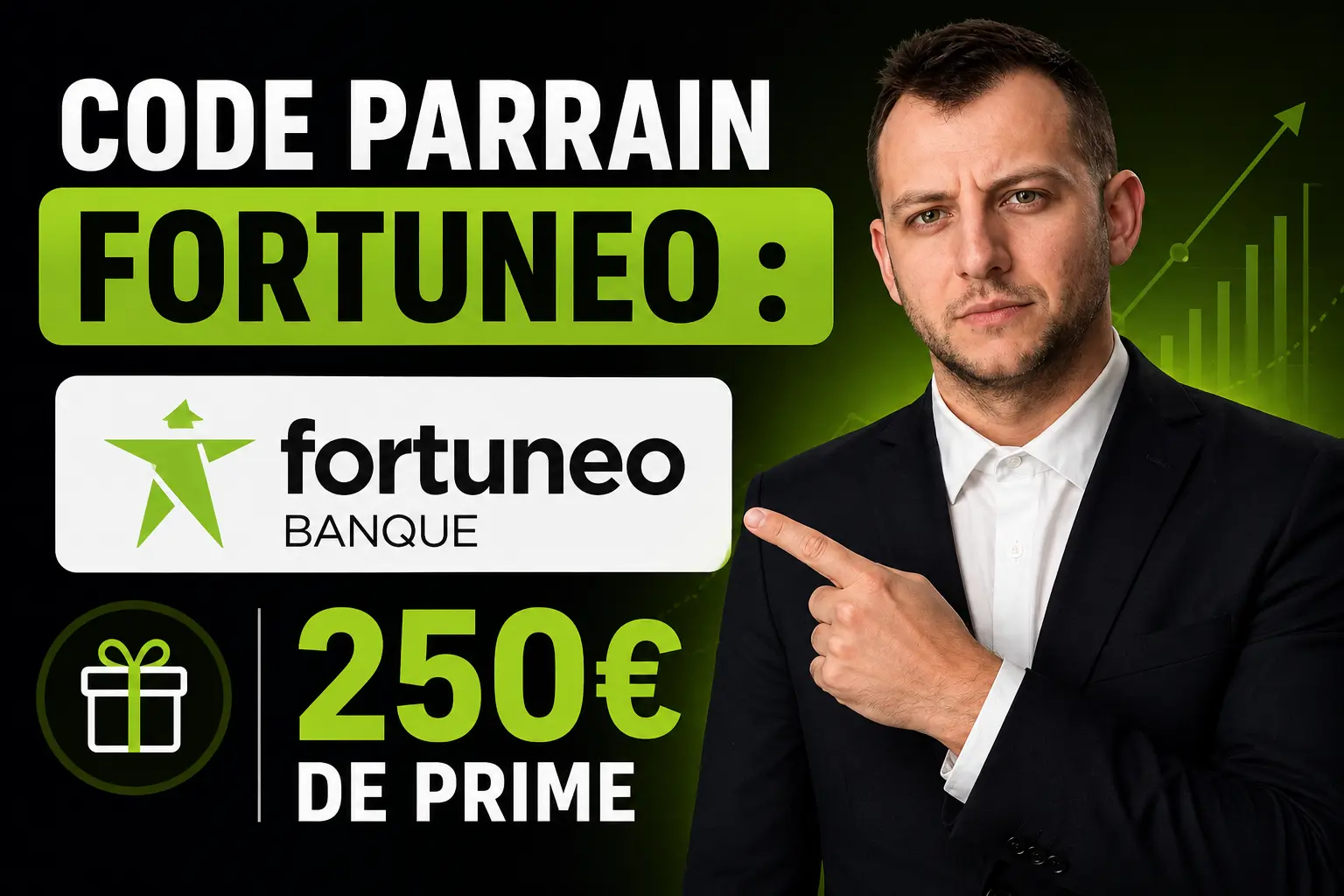 Code parrain fortuneo 250 euro prime de bienvenue