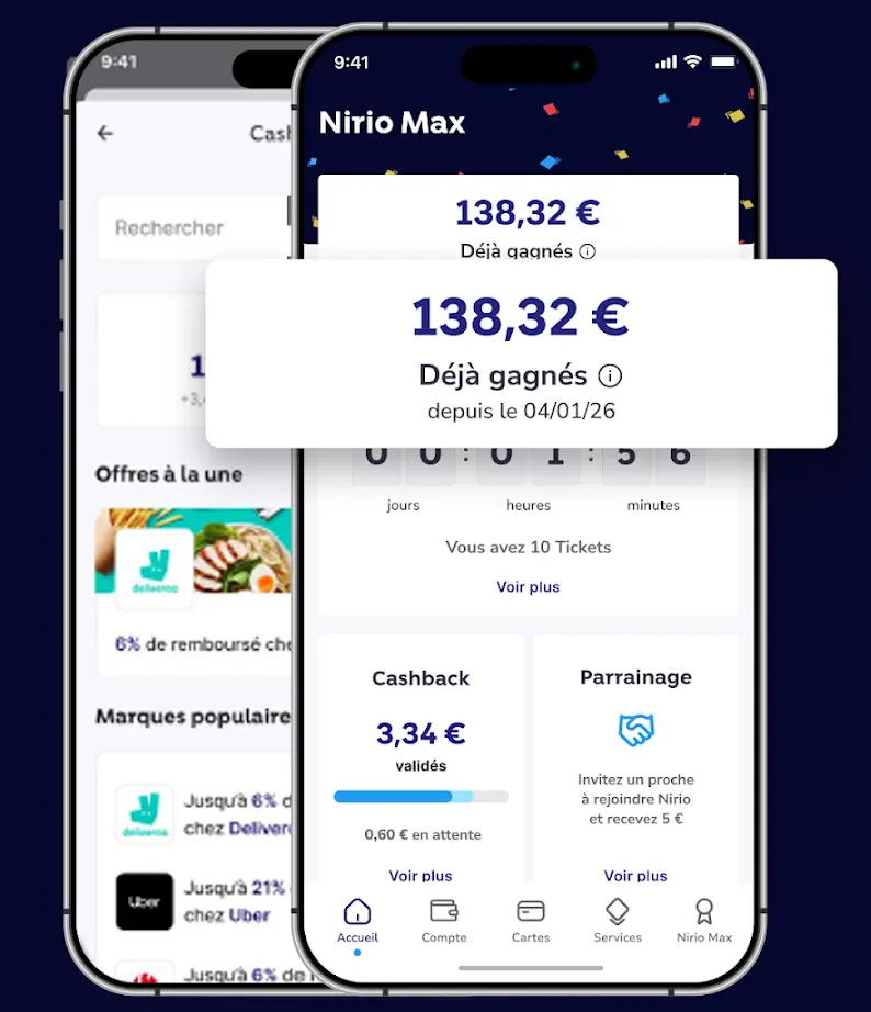 Programme de cashback Nirio Max et ses avantages