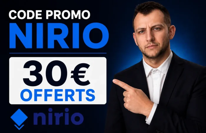 Code promo nirio 30 euros offerts offre partenaire influenceur
