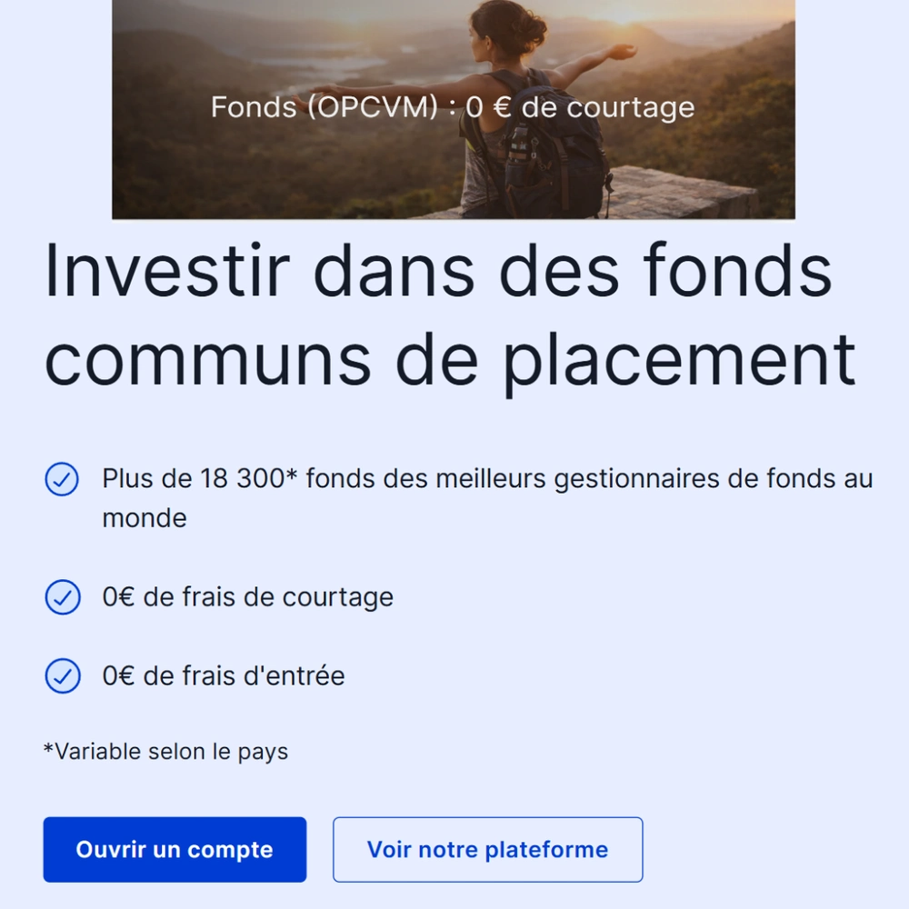 Fonds OPCVM mis en avant dans le catalogue Saxo Banque