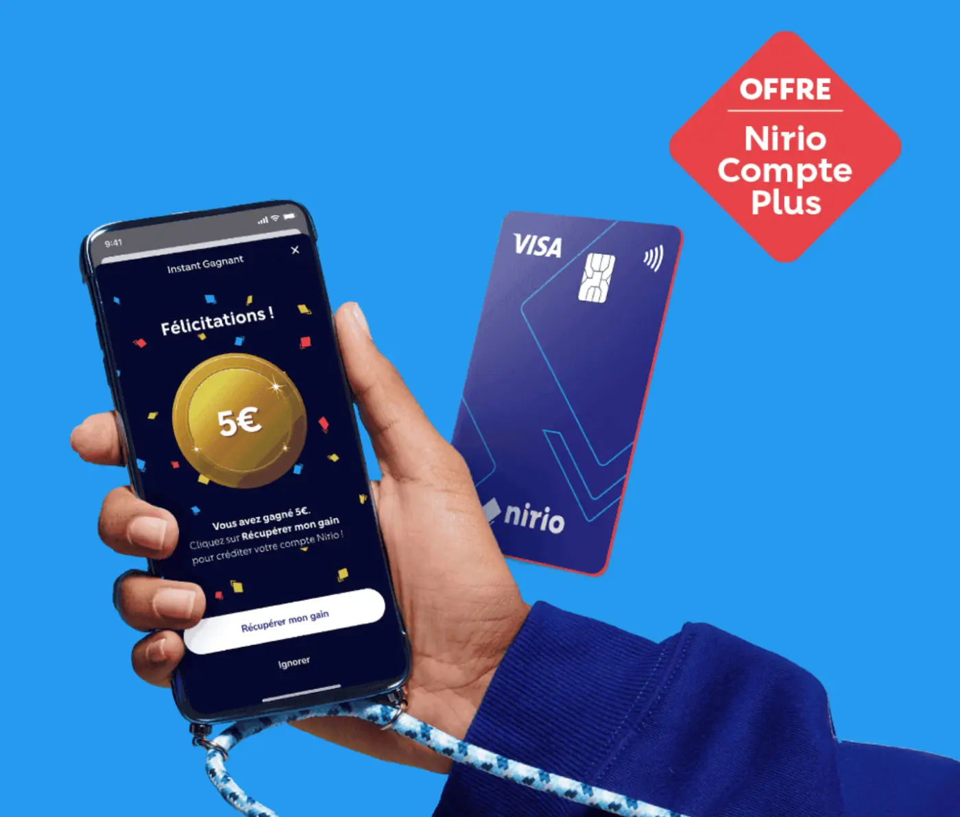 Offre Nirio Compte Plus avec le code promo 30€ offerts