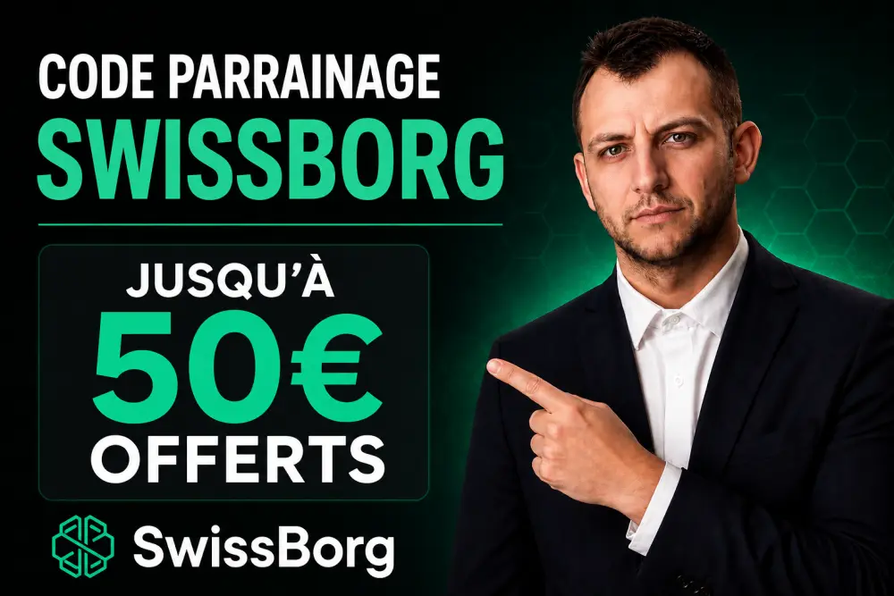 Swissborg code parrainage offre bienvenue quentinaroli