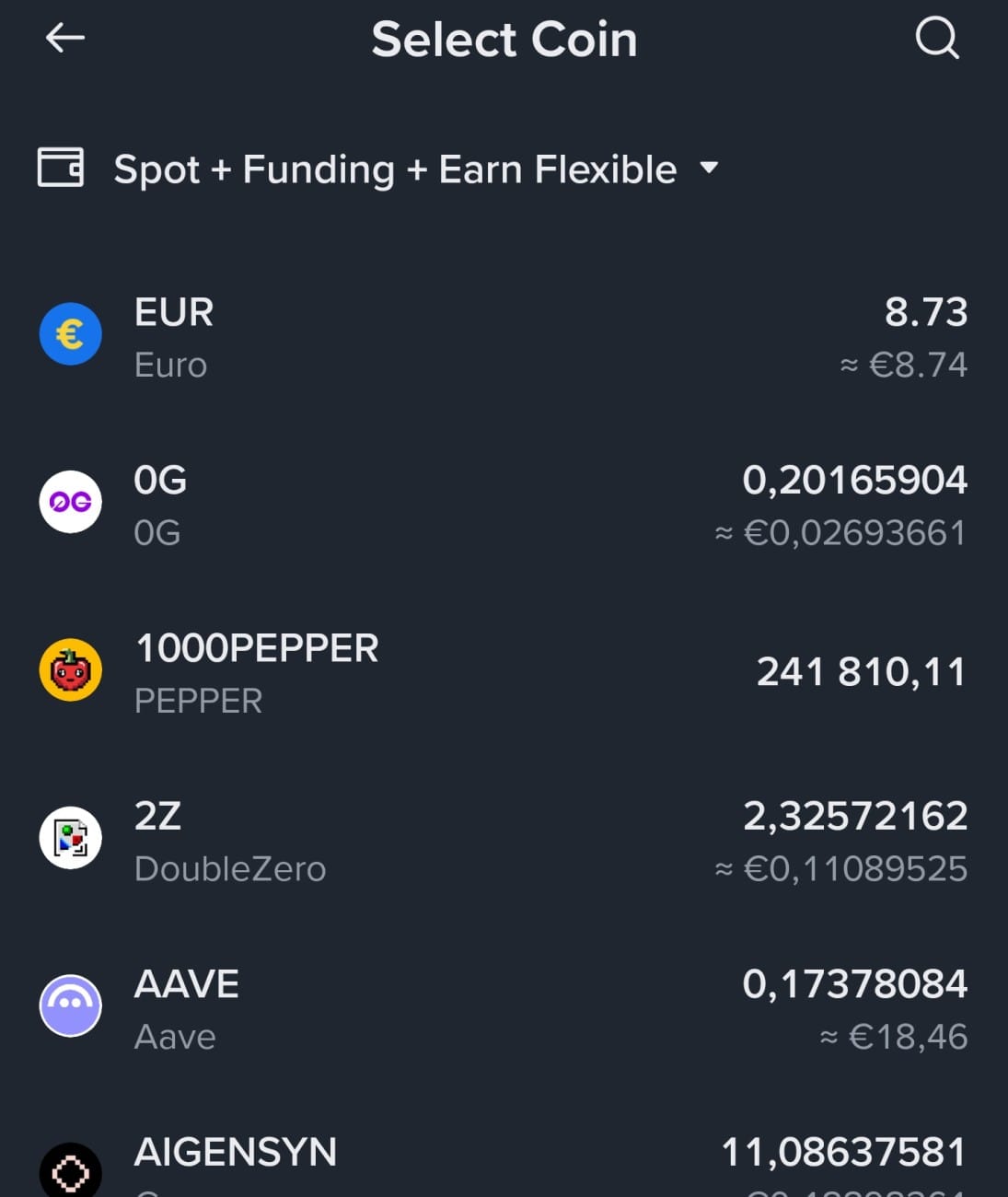 Binance retrait de crypto