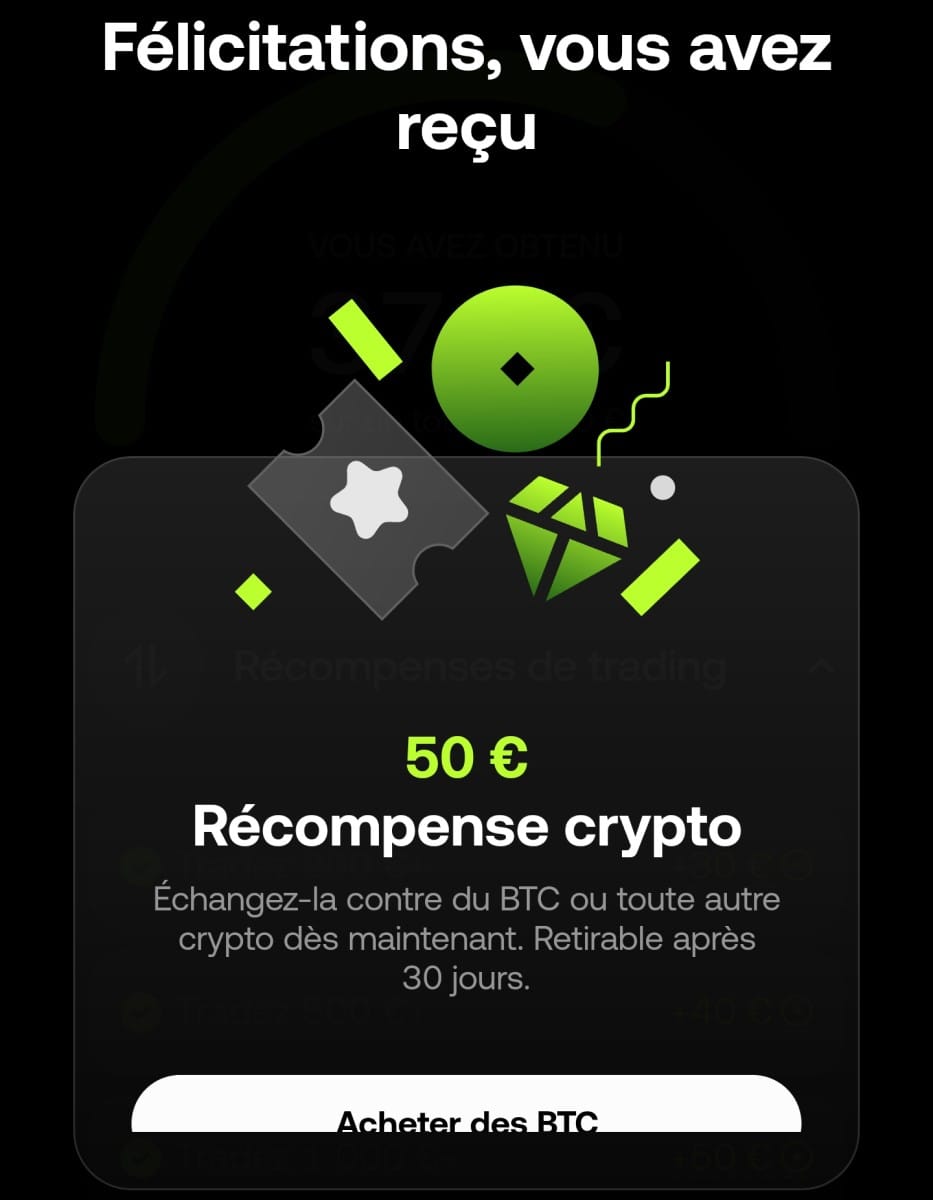 Offre bienvenue recompense okx quentinarioli code quentin